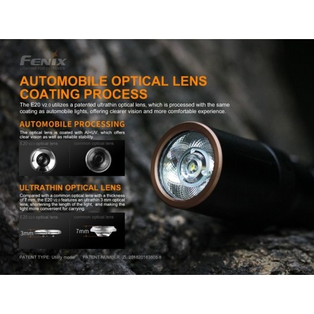 Linterna E20 350 lúmenes (funciona con 2 x AA inlcuida en el precio)