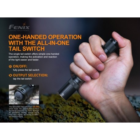 Linterna E20 350 lúmenes (funciona con 2 x AA inlcuida en el precio)