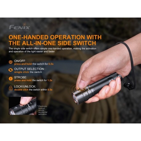 Linterna Fénix E28R 1500 Lúmenes recargable batería incluida