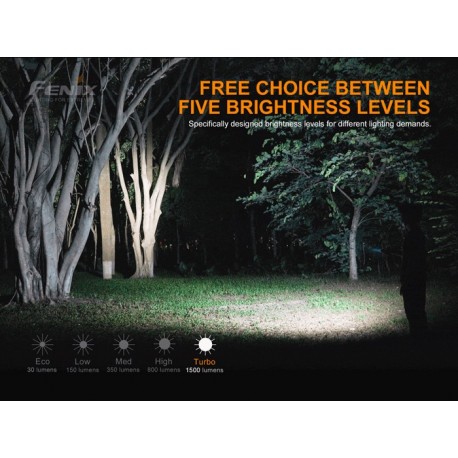 Linterna Fénix E28R 1500 Lúmenes recargable batería incluida