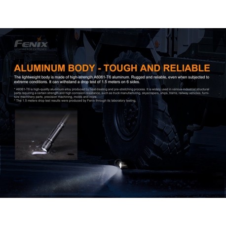 Linterna Fénix TK11Tac 1600 Lúmenes (no incluye batería 18650)