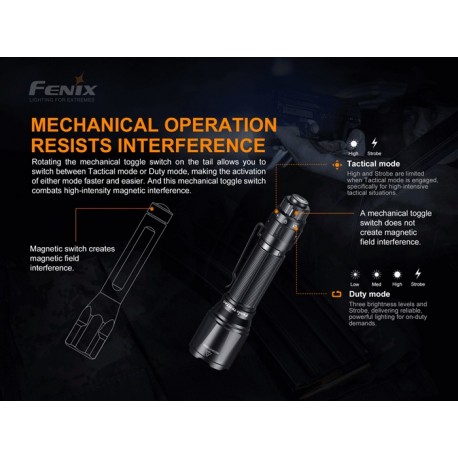 Linterna Fénix TK11Tac 1600 Lúmenes (no incluye batería 18650)