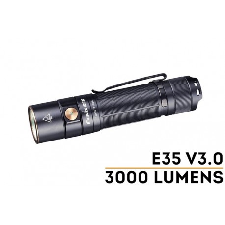Fénix E35-V3.0 3000 Lúmenes (Incluye batería 21700 DE 5000 mAh recargable por micro USB-Tipo C)