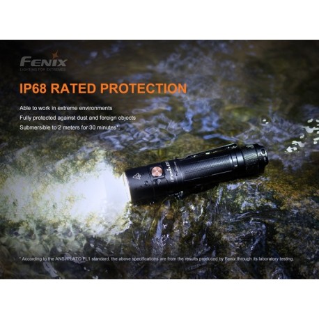 Fénix E35-V3.0 3000 Lúmenes (Incluye batería 21700 DE 5000 mAh recargable por micro USB-Tipo C)