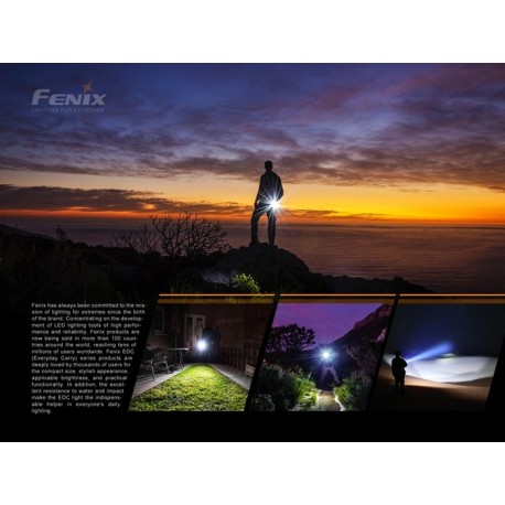 Fénix E35-V3.0 3000 Lúmenes (Incluye batería 21700 DE 5000 mAh recargable por micro USB-Tipo C)