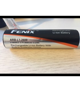 Batería recargable Fénix ARB-L1-2600 (RC15 & RC20)