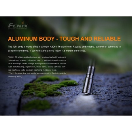 E02R MINI LLAVERO 200 LUMENES RECARGABLE BATERIA INCLUIDA (COLOR NEGRO)