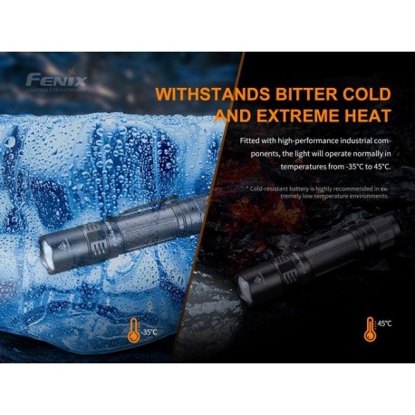 Fénix PD32 V2.0 de 1200 Lúmenes y 395 metros, 3 Modos y Estrobo