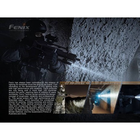 Fénix PD32 V2.0 de 1200 Lúmenes y 395 metros, 3 Modos y Estrobo