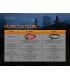 Frontal HL18R-T 500 lumenes para Trailrunning (incluye batería recargable) funciona también con 3xAAA