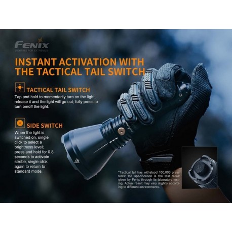 Pack para Caza incluye la Linterna HT18, pulsador remoto y soportes montaje  arma