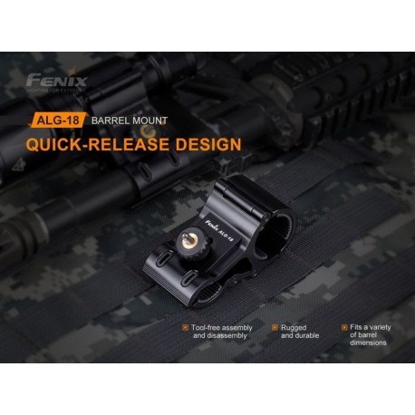 Pack para Caza incluye la Linterna HT18, pulsador remoto y soportes montaje  arma