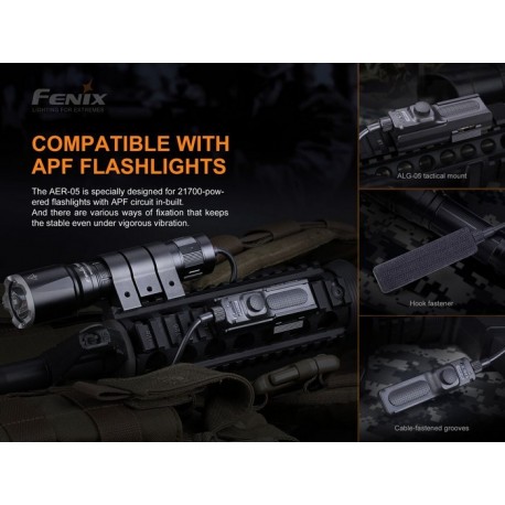 Pack para Caza incluye la Linterna HT18, pulsador remoto y soportes montaje  arma