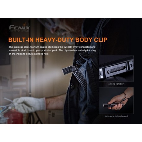 Linterna Pivotante WT25R Recargable con cable magnético y 1000 lúmenes