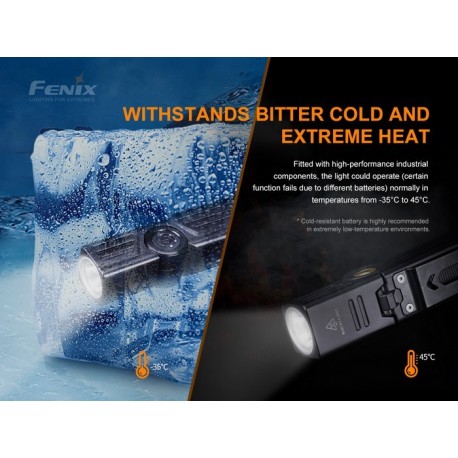 Linterna Pivotante WT25R Recargable con cable magnético y 1000 lúmenes