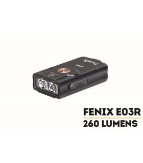 Linterna E03R 260 lúmenes