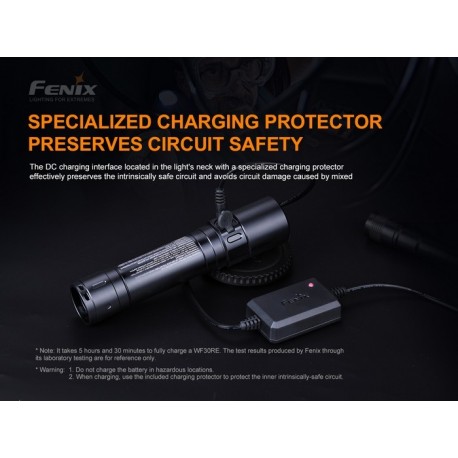 Linterna Led Fénix WF30RE Intrínsecamente segura con 280 lúmenes