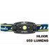 Frontal Led Fénix HL60R 950 Lúmenes (micro usb recargable-incluye batería 18650)