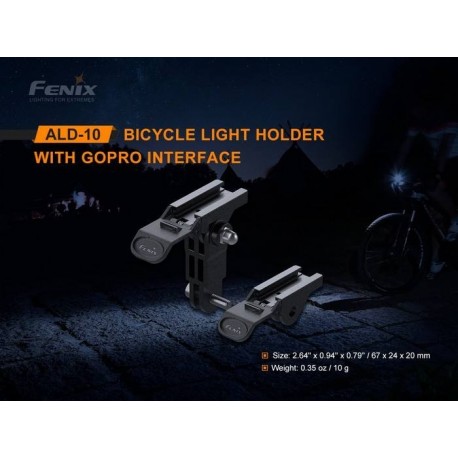 Soporte para Foco Bici con Interfaz Go-Pro