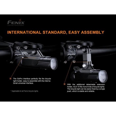 Soporte para Foco Bici con Interfaz Go-Pro