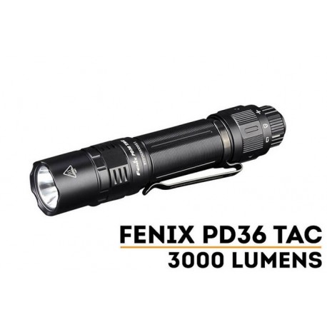Linterna Fénix PD36 TAC Táctica de 3000 lúmenes y estrobo