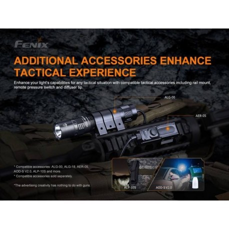 Linterna Fénix PD36 TAC Táctica de 3000 lúmenes y estrobo