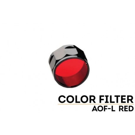 Filtro rojo Para Linternas Led Fénix FD41, RC20 y LD41 REF.AOF-LR