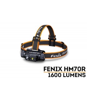 Frontal Fénix HM70R con 1600 Lúmenes Recargable con batería 21700