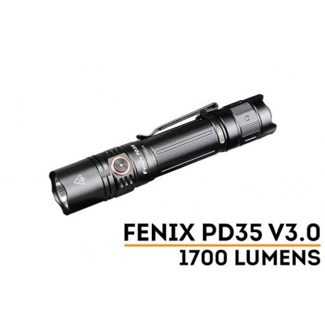 Linterna Fénix PD35V3.0 1700 lúmenes, 357 metros, recargable